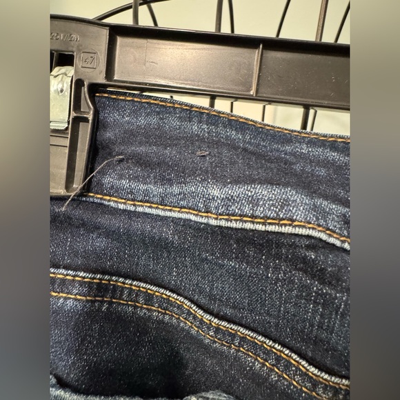 American Eagle Super Low Jeggings Blue Jeans Denim Women Size 4  Distressed - Picture 7 of 14